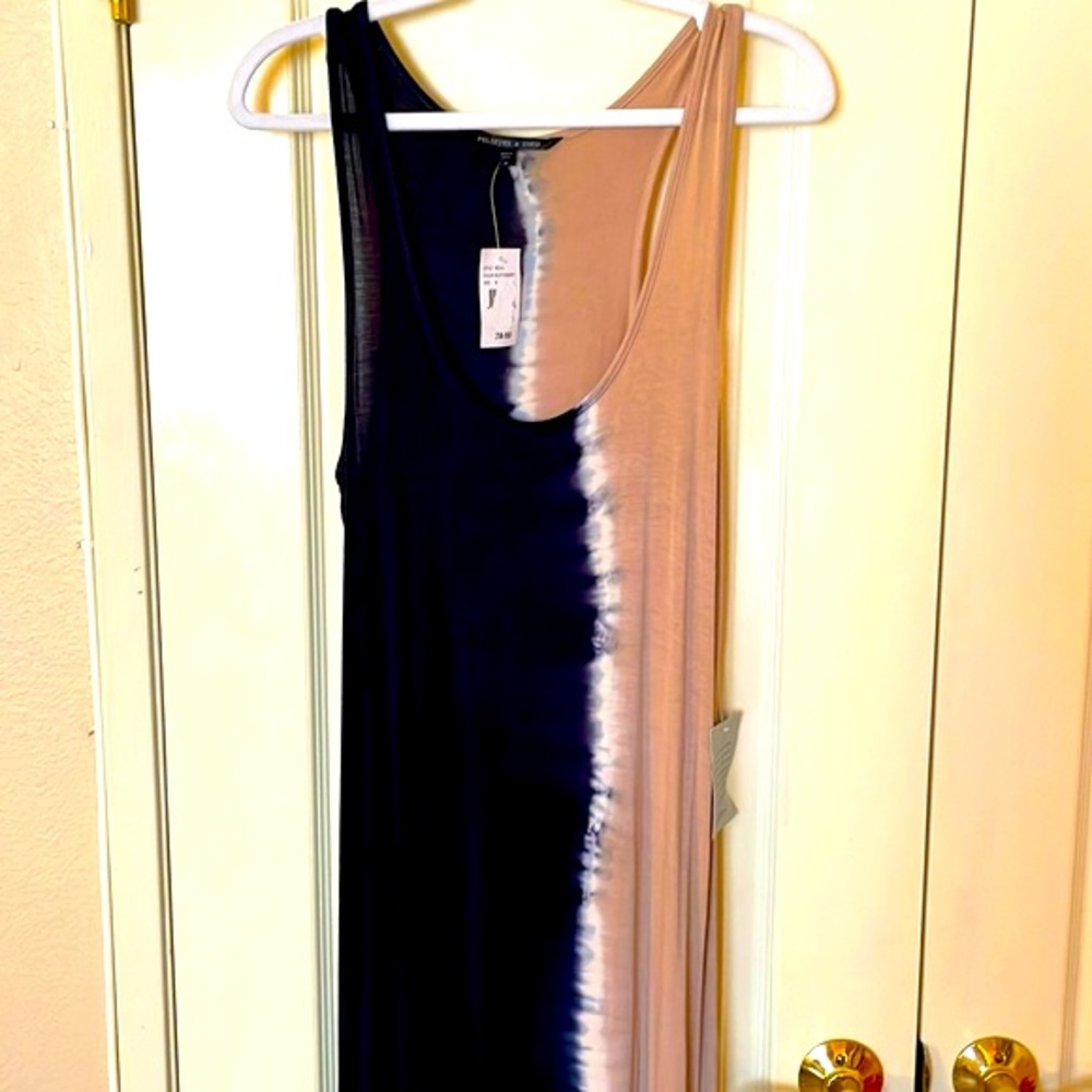 NWT Felicity & Coco long maxi tie dye cotton dress